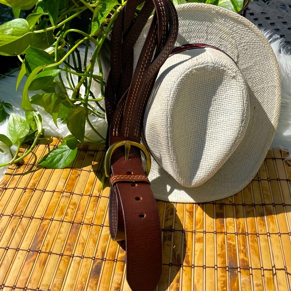 Linea Pelle Braided Leather Belt - Picture 4 of 10